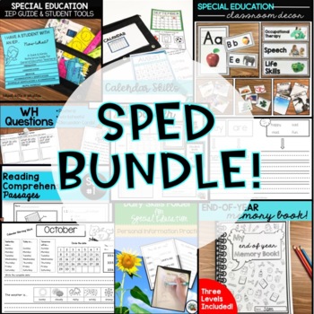 Preview of Special Education Bundle