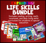 Preview of Special Education Distance Learning Bundle Life Skills Reading Writing Math