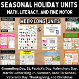 Special Education Holiday Units Bundle- Seasonal Activitie