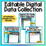 Special Education IEP Goals Digital Data Collection Sheets