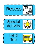 Special Education Class Schedule