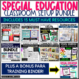 Special Education Classroom Setup Bundle