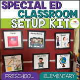 Special Education Classroom Setup Kit - Schedule, Plans, V