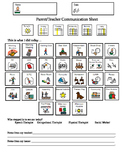 Special Education Daily Communication Sheet