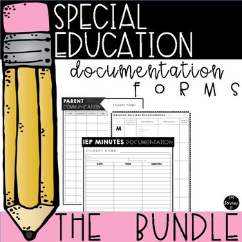 Preview of Special Education Documentation {GROWING BUNDLE}