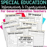 Special Education Forms, Accommodations Trackers and IEP O