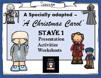 Preview of A Christmas Carol Stave 1 - Adapted PDF