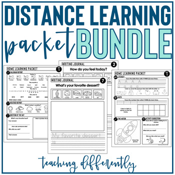 Preview of Special Education Home Learning Packet Bundle