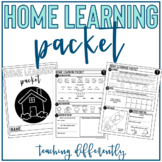 Special Education Home Packet (Great for ESY or Summer Break!)