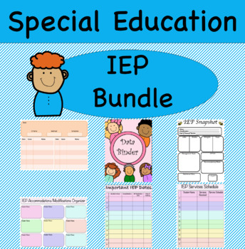 Preview of Special Education IEP Management Bundle