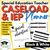 Special Education IEP Caseload Planner, Calendar and Meeti