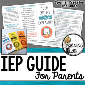 Preview of Special Education - IEP Guide for Parents