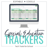 Special Education IEP Trackers