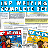 IEP Cheat Sheet Writing Help Set Goal Bank Checklist Impac