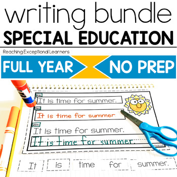 Preview of Writing Bundle Special Education