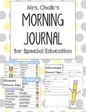 Special Education Journal - Morning Routine Activity