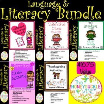 Preview of Special Education Language and Literacy Bundle