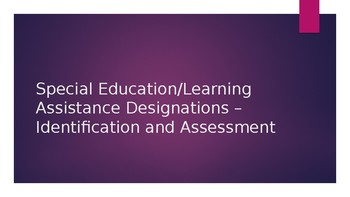 Preview of Special Education/Learning Assistance Designations in BC