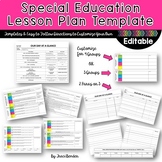 Special Education Lesson Plan Template