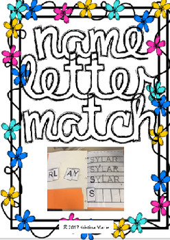 Preview of Special Education Letter Name Match