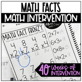 Multiplication & Division Fact Intervention for Special Education