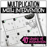 Special Education Math Curriculum | Multiplication Intervention