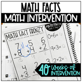 Math Fact Fluency Intervention to Practice Addition & Subt
