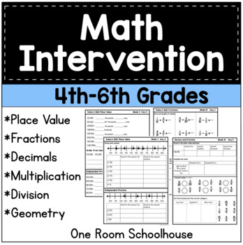 Preview of Special Education Math Intervention Curriculum Bundle