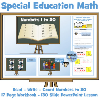 Preview of Special Education Math - Numbers  to 20