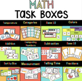 Special Education Math Task Boxes 