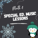 Special Education Music Lessons - December/Month 4