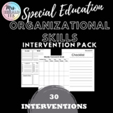 Special Education Organizational Skills Executive Function