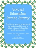 Special Education Parent Survey