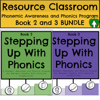 Preview of Special Education Phonics and Phonemic Awareness Program: Book 2 and 3 Bundle