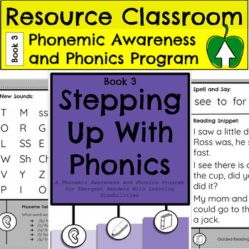 Preview of Book 3: Special Education Phonics and Phonemic Awareness/Reading Intervention