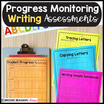 Preview of Progress Monitoring Writing Assessments (Special Education Data Collection)