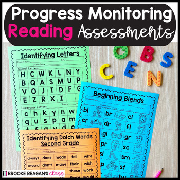Preview of Progress Monitoring Reading Assessments (Special Education Data Collection)