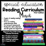Special Ed Reading Curriculum March Reading Comprehension Unit