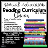 Special education Reading Curriculum- October- Reading Ski