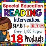 Special Education:  Reading Intervention:  Start up kit Bundle