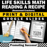 Google SLIDES Special Education Life Skills Math Reading a