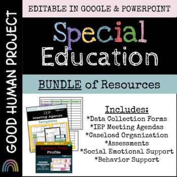 Preview of *BUNDLE* Special Education Resources | Google | Editable