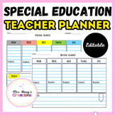 Special Education Resource Teacher (Editable) Yearly Plann