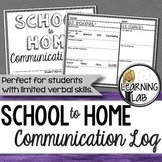 School to Home Communication Log