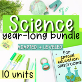 Adapted Science Units Special Ed | Science Summer Units fo