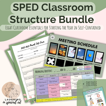 Preview of Special Education Self-Contained Classroom Structure Bundle