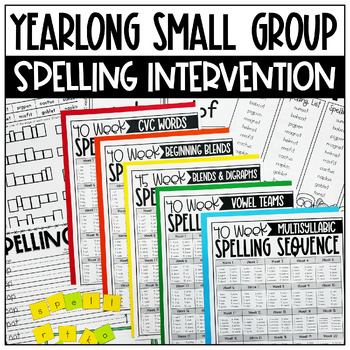 Preview of Spelling Intervention & Curriculum for Special Education | Weekly Activities