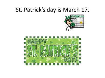 Preview of Special Education St. Patrick's Day Unit