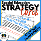 Special Education Strategy Cards-Behavior Management