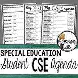 Special Education - IEP Meeting Agenda